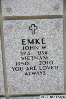 John W Emke