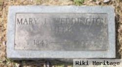 Mary J Weddington Meek