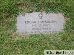 Edgar J Mcmillen