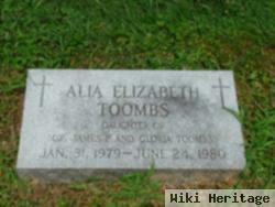 Alia Elizabeth Toombs