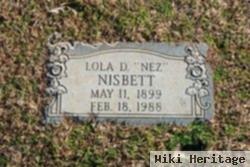 Lola D Nisbett