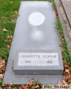 Henrietta Dunbar