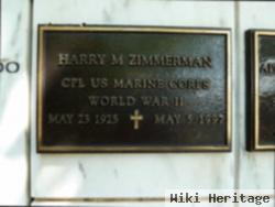 Harry M Zimmerman