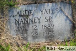 Claude Yates Nanney, Sr