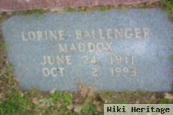 Lorine Ballenger Maddox