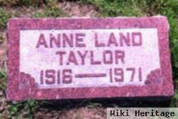 Anne Land Taylor