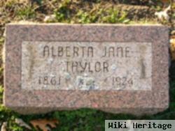 Alberta Jane Taylor