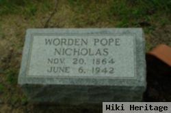 Worden Pope Nicholas