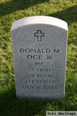 Pfc Donald M Oge, Jr