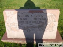 Milton A Giles