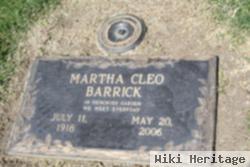 Martha Cleo Pelley Barrick