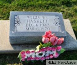 Welza William Haskett