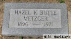 Hazel K Butte Metzger