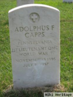 Adolphus F Capps