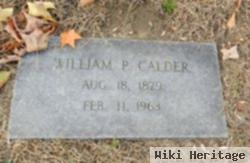 William P Calder