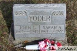 Sarah Ann Bontrager Yoder