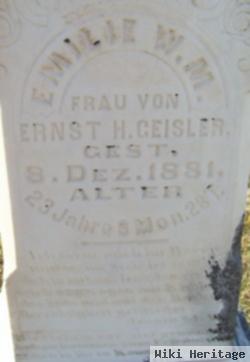 Emilie W M Liermann Geisler