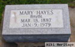 Mary "mayme" Hayes