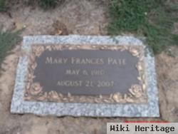 Mary Frances Scott Pate
