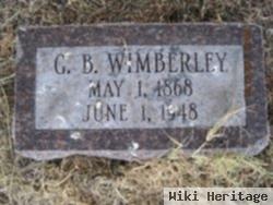 George` Buchanan "buck" Wimberley