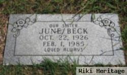 June Beck