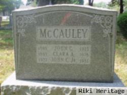 Clara A. Custer Mccauley