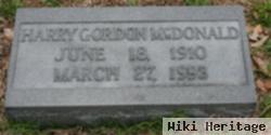 Harry Gordon Mcdonald