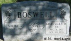 Granville Deward "joe" Boswell