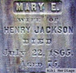 Mary E Jackson