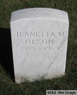 Jeanetta M Olson