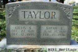 Gillis S Taylor