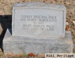 Sidney Paschal Page