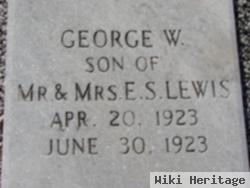 George W Lewis