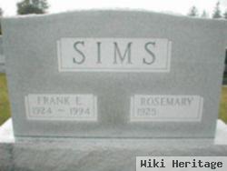 Sgt Frank E. Sims