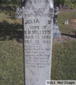 Julia E. Harvin Mellette