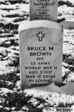 Bruce M Brown