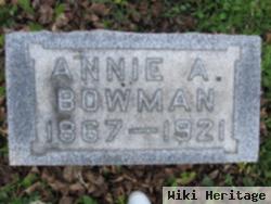 Annie A Bowman