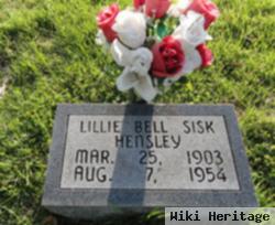 Lillie Bell Sisk Hensley