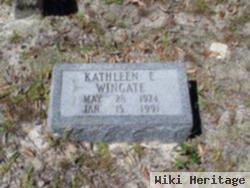 Kathleen Elizabeth Wingate