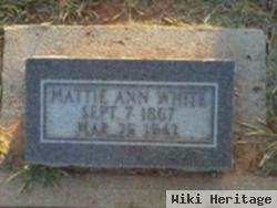 Mattie Ann Harlan White