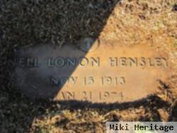 Wilma Nell Lonon Hensley