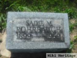 Sadie M. Rohrbaugh