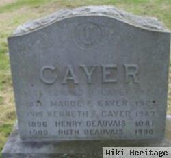 Maude F Smith Cayer