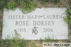 Sr Mary Lauren Rose Dorsey