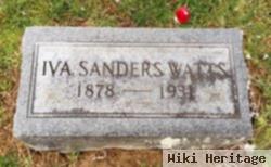 Iva Sanders Watts