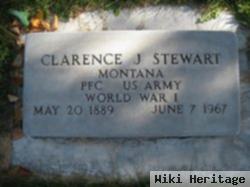 Clarence J Stewart