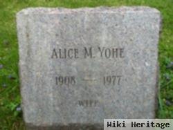 Alice M. Zarnick Yohe