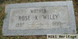 Rose K Stevenson Wiley