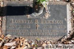 Loretta B Erickson