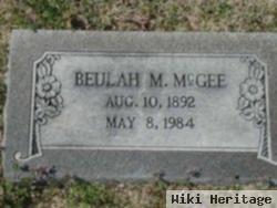 Beulah M. Morrow Mcgee